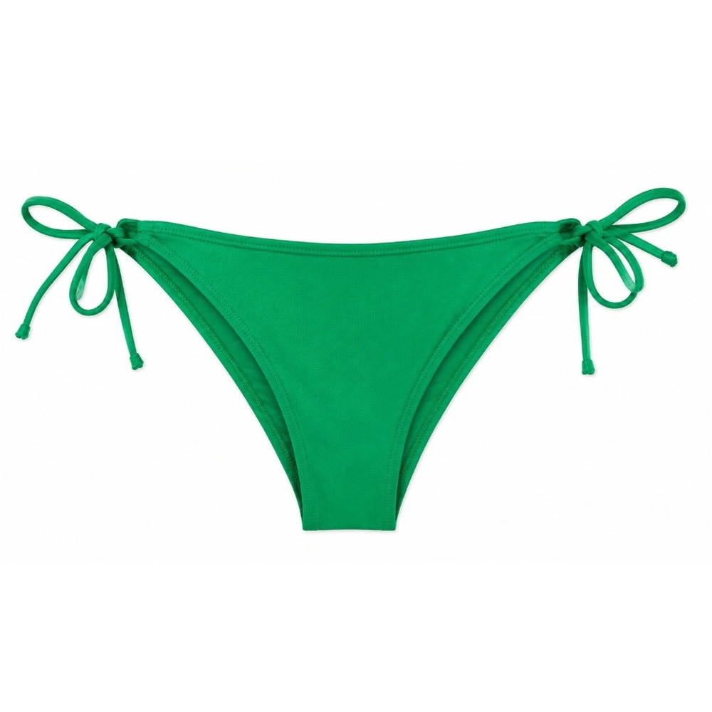 Jcrew Women's Bright Clover Green Heritage Hipster String Bikini Bottom Size XL